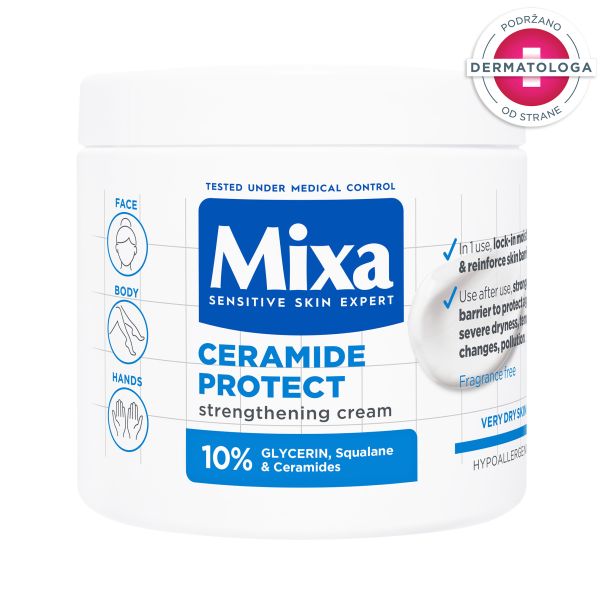 Mixa Ceramide Protect Krema za jačanje zaštitne barijere kože, 400 ml - 1100022295