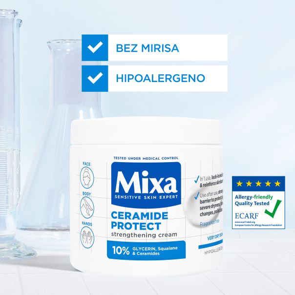 Mixa Ceramide Protect Krema za jačanje zaštitne barijere kože, 400 ml - 1100022295