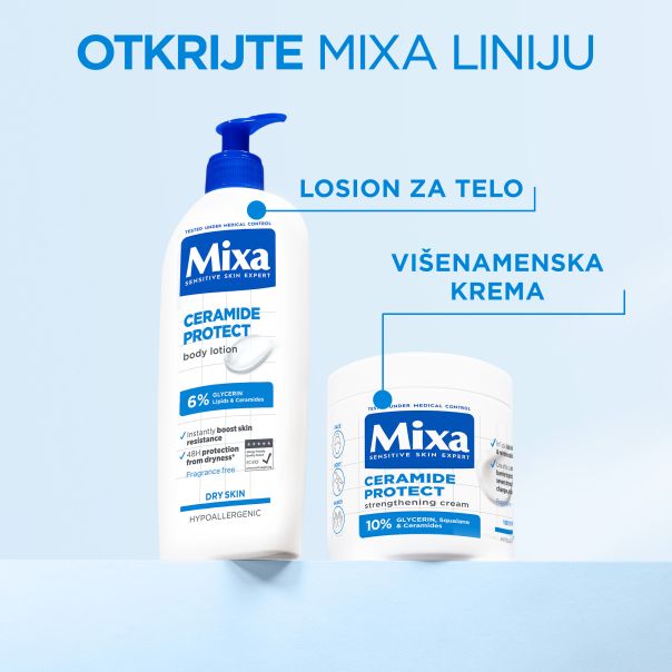 Mixa Ceramide Protect Krema za jačanje zaštitne barijere kože, 400 ml - 1100022295