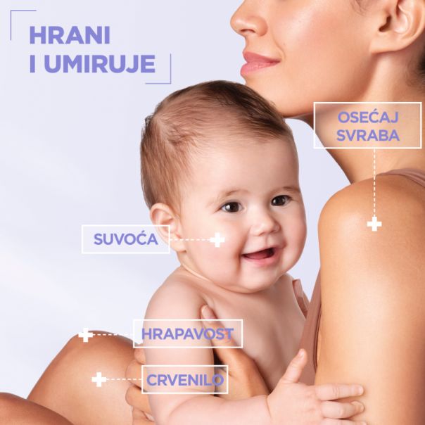 Mixa Panthenol Comfort Umirujuća krema za kožu sklonu atopiji, 400 ml - 1100022296