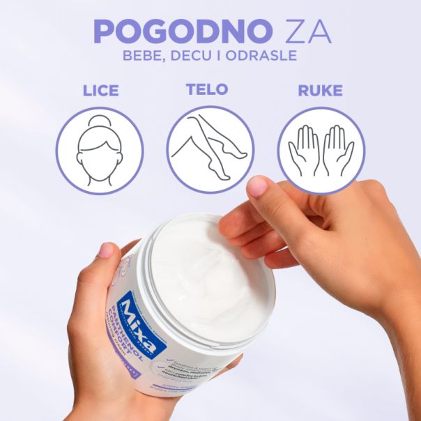 Mixa Panthenol Comfort Umirujuća krema za kožu sklonu atopiji, 400 ml - 1100022296