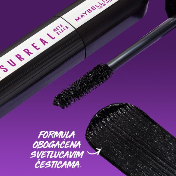 MAYBELLINE New York Maskara falsies surreal, meta black - 1100026176