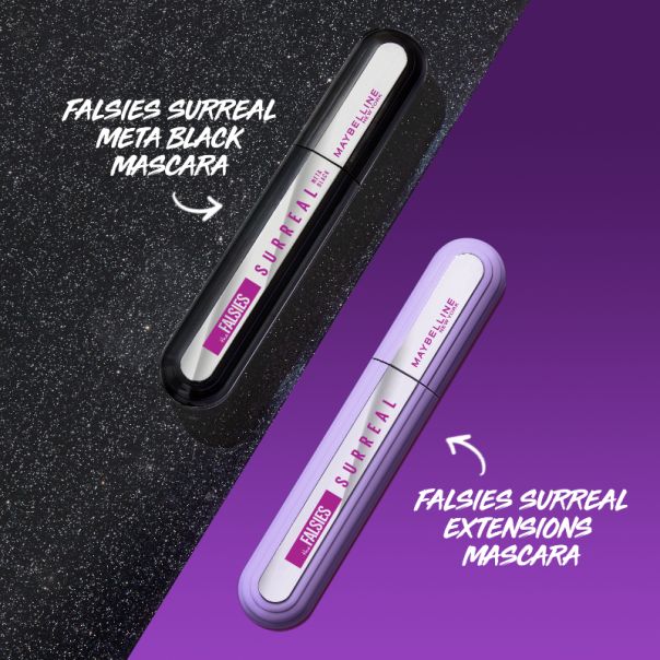 MAYBELLINE New York Maskara falsies surreal, meta black - 1100026176