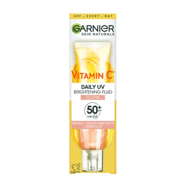 GARNIER Skin Naturals Dnevni fluid za blistavu kožu, vitamin C, spf 50+, 40 ml - 1100026183