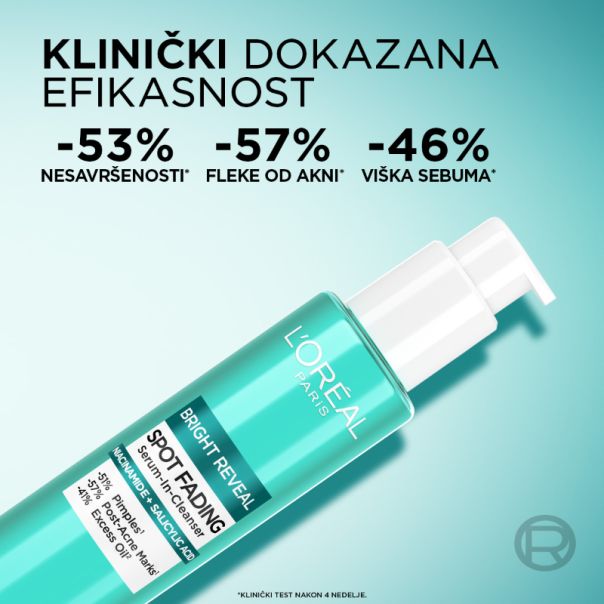 L'Oreal Paris Bright Reveal Penušav gel za čišćenje lica, 150 ml - 1100028045