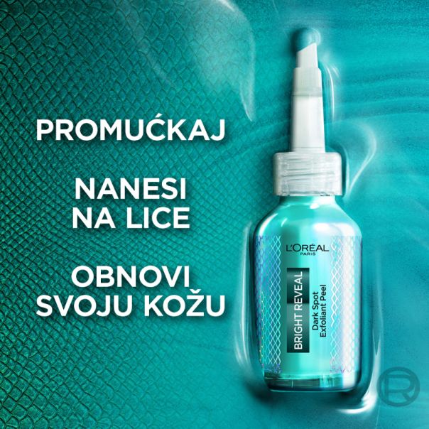 L'Oreal Paris Bright Reveal Eksoflijantni piling protiv tamnih fleka, 25 ml - 1100028046