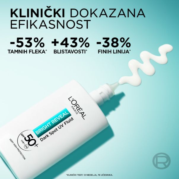 L'Oreal Paris Bright Reveal UV Fluid protiv tamnih fleka, 50 ml - 1100028047
