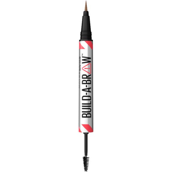 MAYBELLINE New York Build-A-Brow Olovka za obrve i gel za fiksiranje, 2u1, 255 soft brown - 1100028052