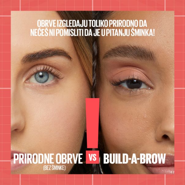 MAYBELLINE New York Build-A-Brow Olovka za obrve i gel za fiksiranje, 2u1, 260 deep brown - 1100028054