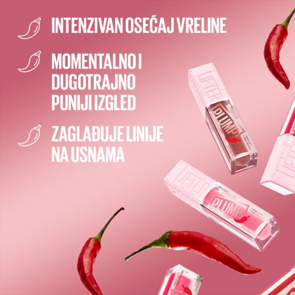 MAYBELLINE New York Lifter Plump Sjaj za usne, 002 mauve bite - 1100028056