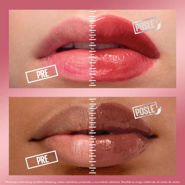 MAYBELLINE New York Lifter Plump Sjaj za usne, 004 red flag - 1100028058