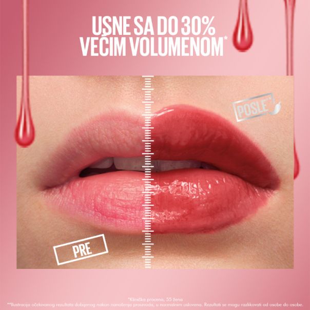 MAYBELLINE New York Lifter Plump Sjaj za usne, 004 red flag - 1100028058