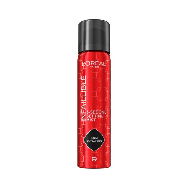 L'Oreal Paris Infaillible 3-second Sprej za setovanje šminke, 75 ml - 1100028072