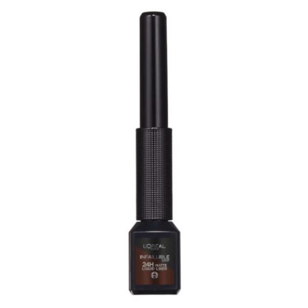 L'Oreal Paris Infaillible Grip 24h Matte Liquid Ajlajner, 03 Marron - 1100029012