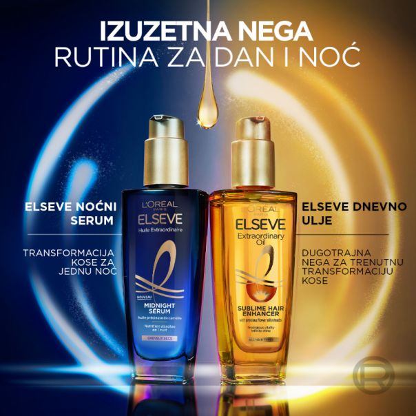 L'Oreal Paris Elseve Extraordinary Oil Midnight Serum za kosu, 100,ml - 1100029023