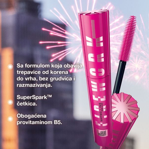 MAYBELLINE New York Lash Sensational firework Maskara, crna - 1100029755
