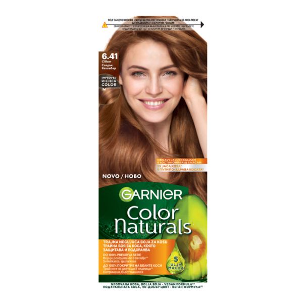 GARNIER Color Naturals Boja za kosu 6.41, ćilibar - 1100031029