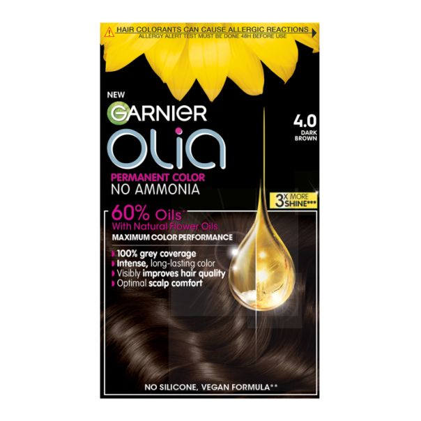 GARNIER Olia Boja za kosu, 4.0 tamno smeđa - 1100031035