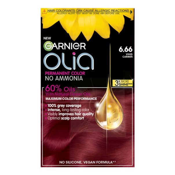 GARNIER Olia Boja za kosu, 6.66 karmin crvena - 1100031041