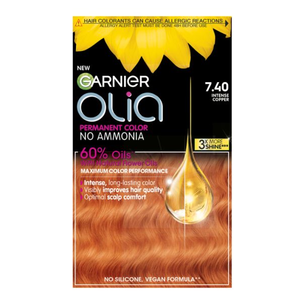 GARNIER Olia Boja za kosu, 7.40 intezivno bakarna - 1100031044