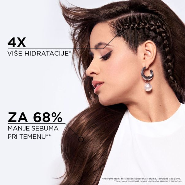 L’Oréal Paris Elseve Hyaluron pure Šampon za dehidriranu kosu koja se brzo masti, 250 ml - 1100031050