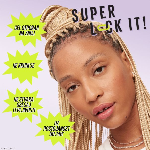 Maybelline New York Gel za obrve Superlock, 24h Clear Brow setting gel - 1100031072