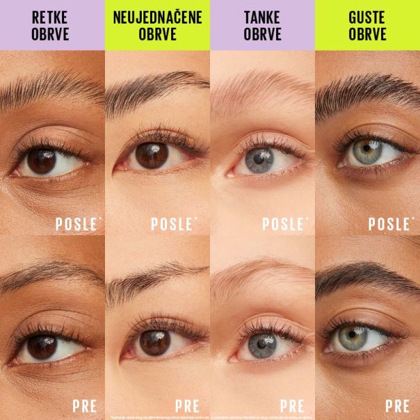 Maybelline New York Gel za obrve Superlock, 24h Clear Brow setting gel - 1100031072