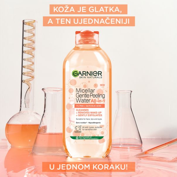 GARNIER Micelarna voda sa efektom blagog pilinga, 400 ml - 1100031670