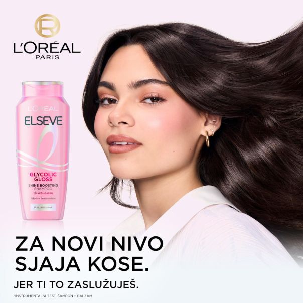 L’Oréal Paris Elseve Glycolic Gloss Šampon za beživotnu kosu bez sjaja 400ML - EP3207133