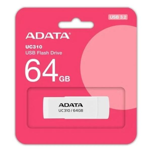 USB Flash 64 GB AData 3.2 UC310-64G-RWH beli - UC310-64G-RWH