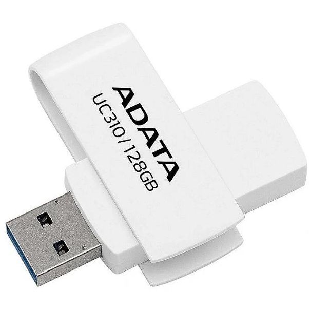 USB Flash 128 GB AData 3.2 UC310-128G-RWH Beli - UC310-128G-RWH