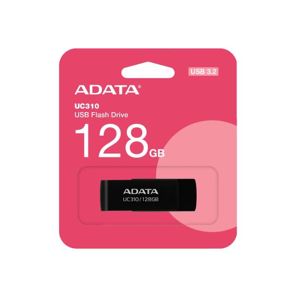 USB Flash 128 GB AData 3.2 UC310-128G-RBK - UC310-128G-RBK