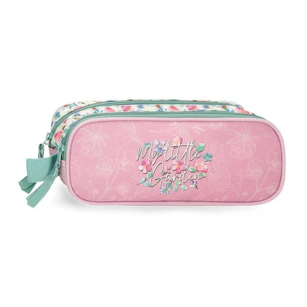 MOVOM MY LITTLE GARDEN prazna pernica sa 2 pregrade - pink - EP2934417