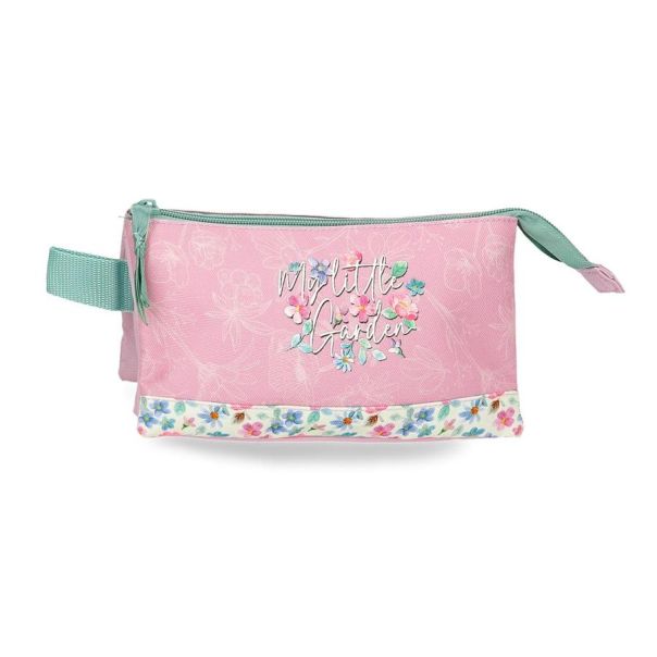 MOVOM MY LITTLE GARDEN prazna pernica sa 3 pregrade - pink - EP2934414