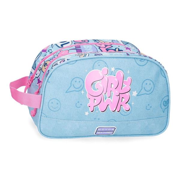 MOVOM GIRL POWER dečiji neseser sa 2 pregrade - plava - EP2931127