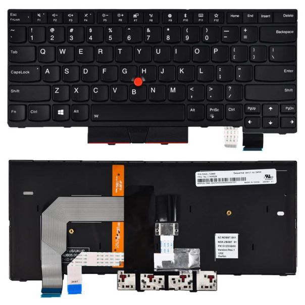 Tastatura za laptop Lenovo Thinkpad T470 T480 sa gumbom i backlightom - 110076