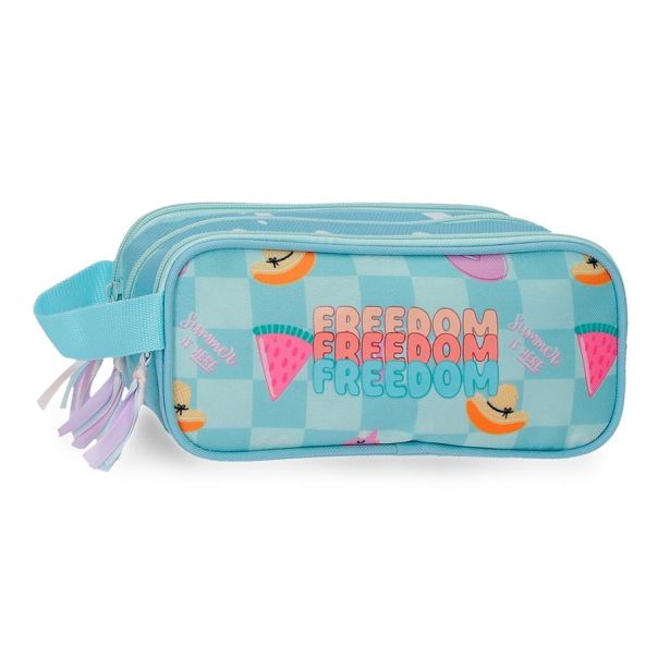 MOVOM FREEDOM prazna pernica sa 3 pregrade - tirkizna - EP3180755