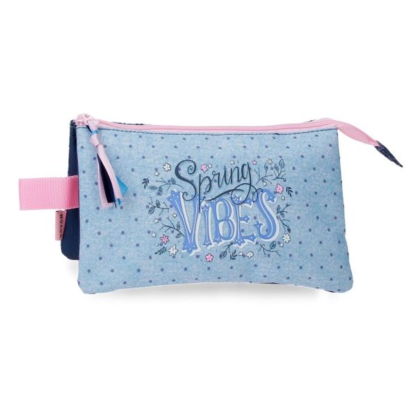 MOVOM SPRING VIBES prazna pernica sa 3 pregrade - plava - EP3098241