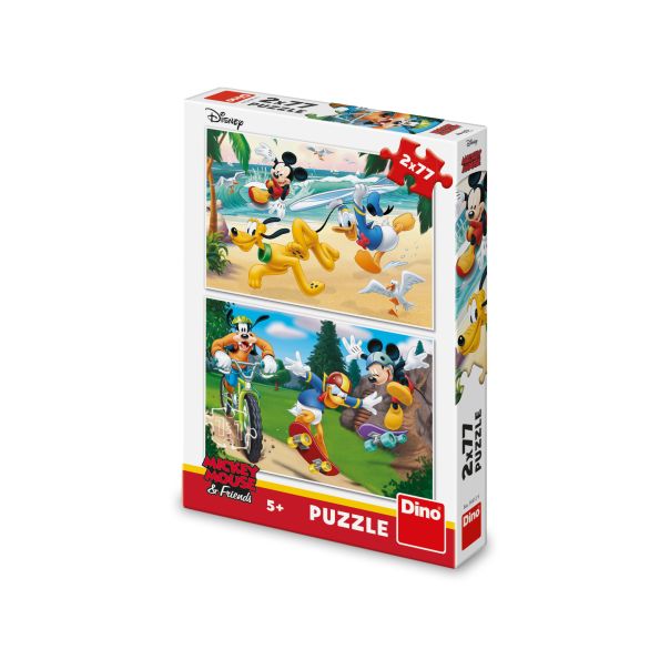 DINO Puzzle Disney Miki sportista 2x77 delova (386129) - 11016