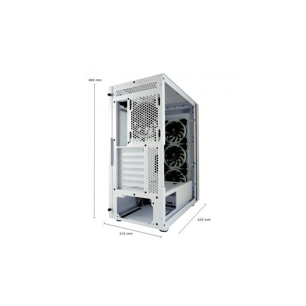 LC POWER Gaming 802W-ON White Wanderer ATX gaming kućište - 110197