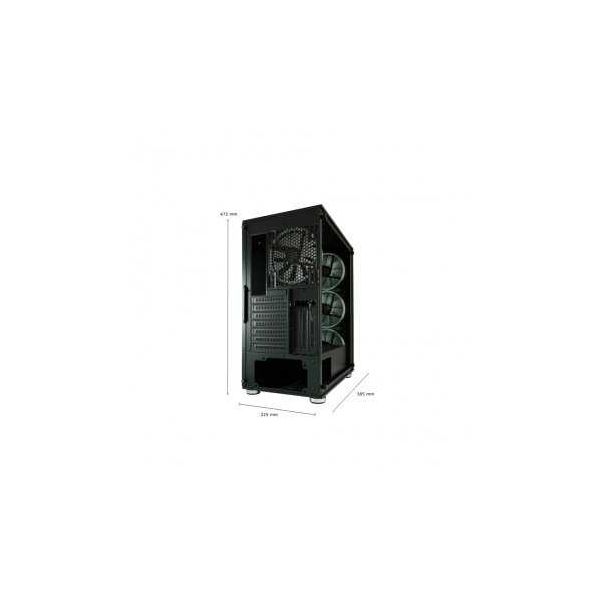 LC POWER MIDI TOWER Gaming 803B-ON Shaded X 2xUSB3.0/1x USB2.0 4xARGB fan 140mm - 110199