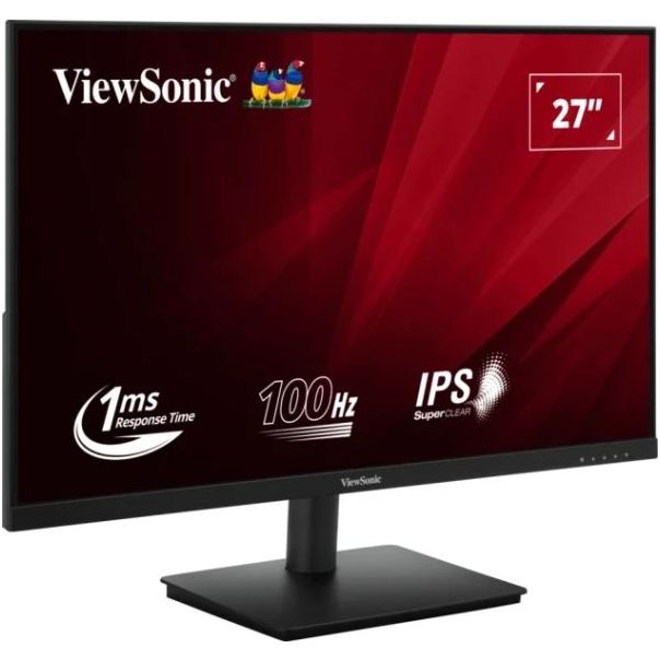 Monitor 27 Viewsonic VA270-H 1920x1080/Full HD/IPS/1ms/100Hz/VGA/HDMI/Frameless - VA270-H