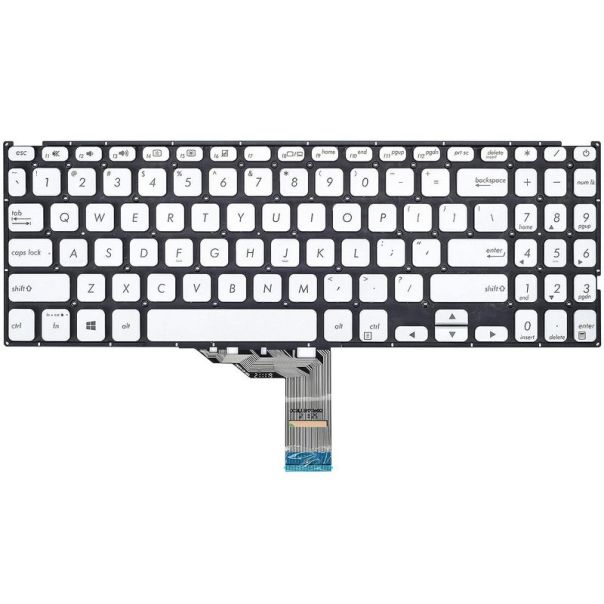 Tastatura za Laptop Asus Vivobook F512 X512 SREBRNA mali enter sa pozadinskim osvetljenjem - 110240
