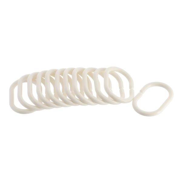 TENDANCE Zavesa za kadu 180x180cm/12 Intemporelle, bela - 1103419