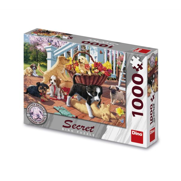 DINO Puzzle Kuce sa skrivenim detaljima 1.000 kom (532557) - 11034