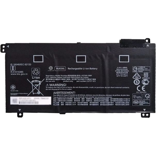 Baterija za Laptop HP Probook X360 11 G3 G4 G5 G6 Series RU03XL - 110391