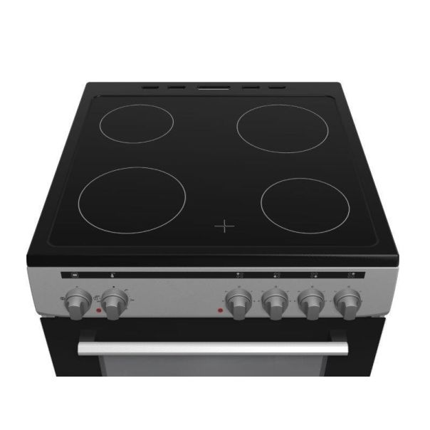 UNION sporet ker W-60.0S Silv. (W-60.0S) - W-60.0S