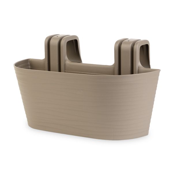 Žardinjera siena duo 50cm, moka boje - 110461