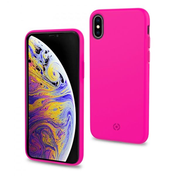 CELLY Futrola FEELING za za za iPhone Xs Max, roze - SHOCK999PK