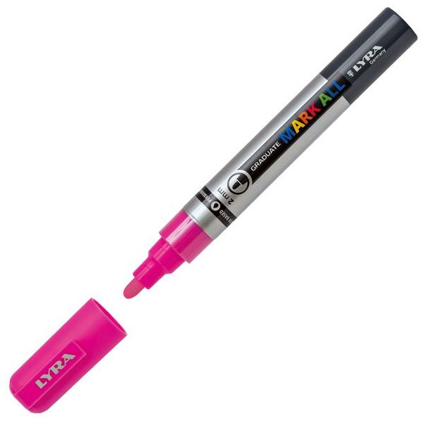 LYRA Marker neon Permanent neon pink 2mm 6820328 - 110599